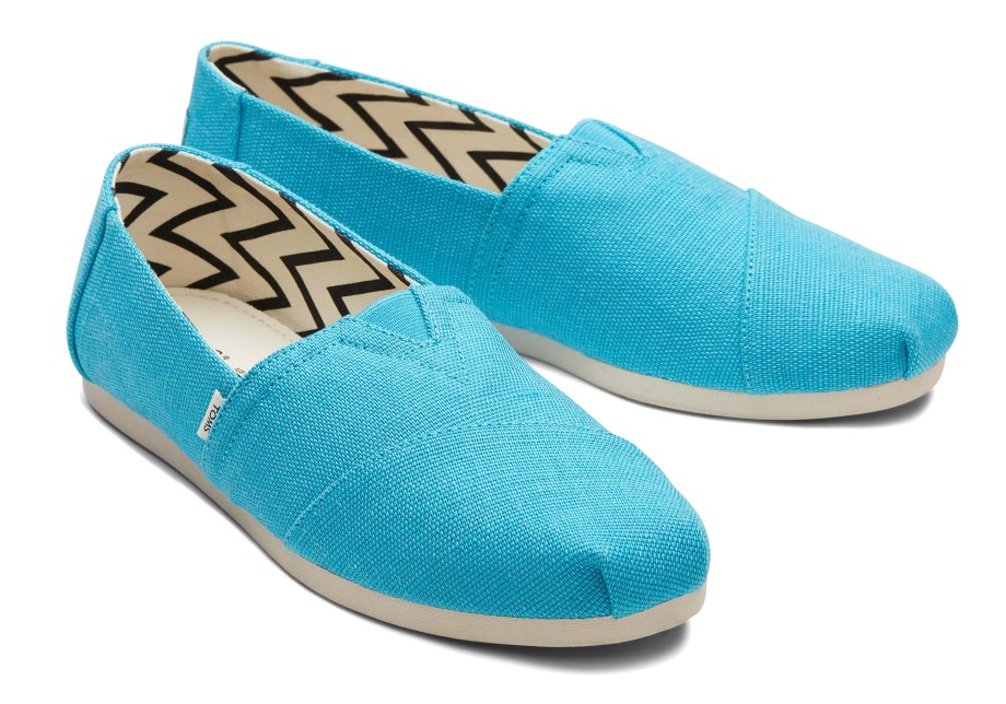 Toms Heritage Alpargata Azul Pavo Real