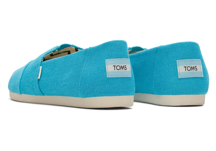 Toms Heritage Alpargata Azul Pavo Real