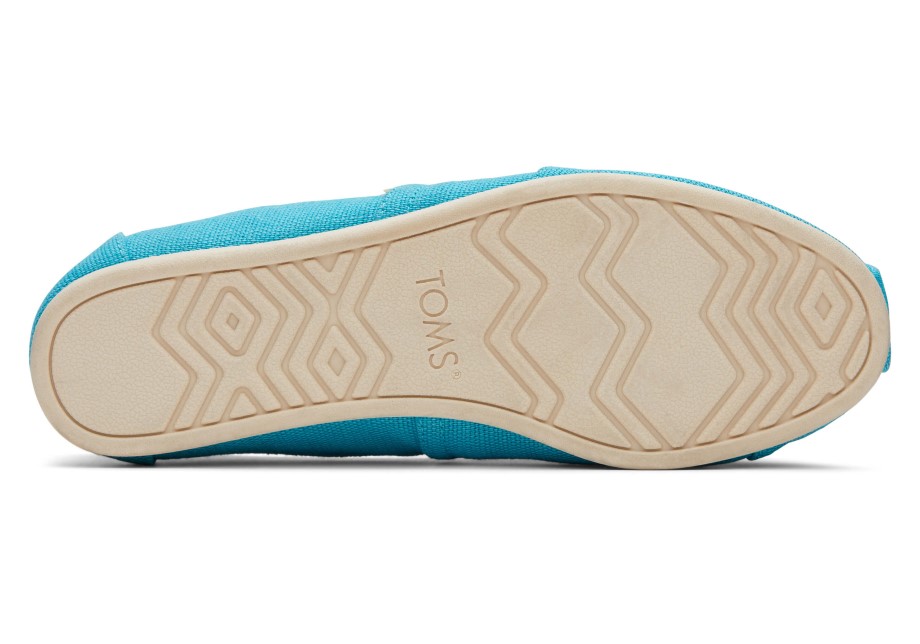 Toms Heritage Alpargata Azul Pavo Real
