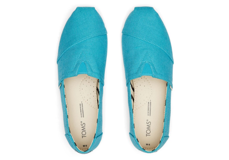 Toms Heritage Alpargata Azul Pavo Real