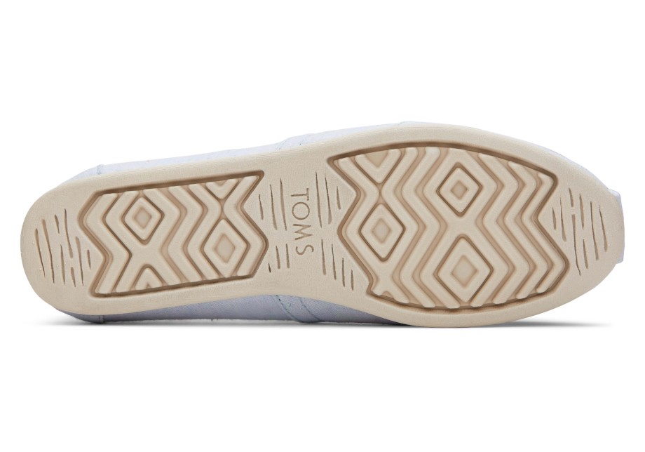 Toms Alpargata De Lino Azul Claro