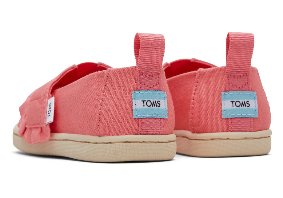 Toms Tiny Alpargata Ruffle Rose