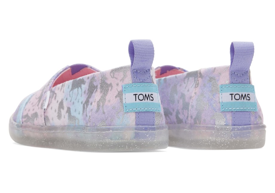 Toms Alpargata Juvenil Unicornio Tie Dye Foil