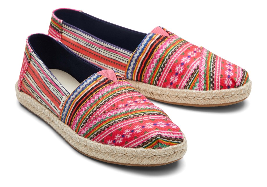 Toms Alpargata Alpargata Hmong Tela Decorativa