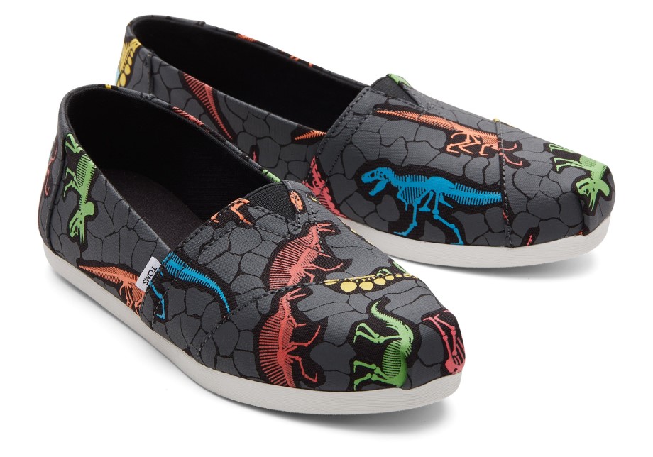 Toms Alpargata Dino Neón Multi Dino