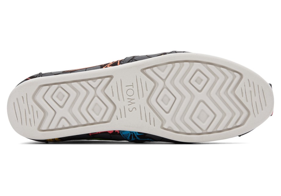 Toms Alpargata Dino Neón Multi Dino