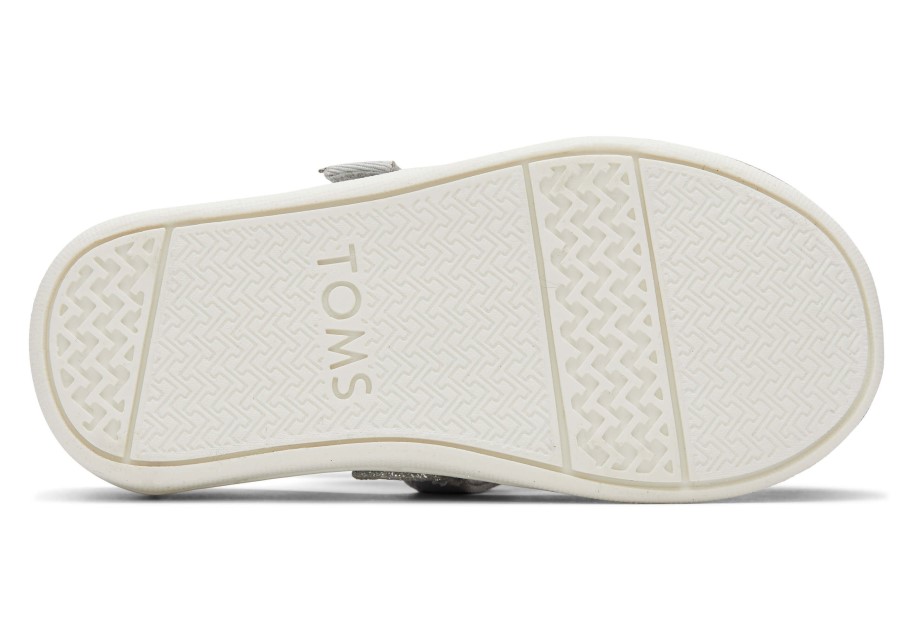 Toms Tiny Mary Jane Plata Iridiscente