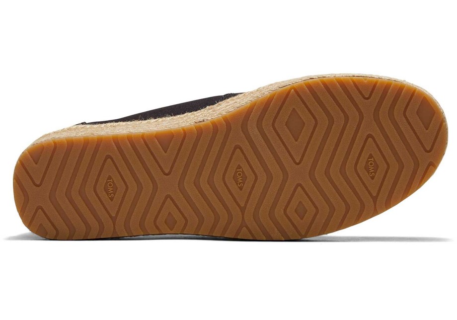 Alpargata Toms Valencia Plataforma Negra