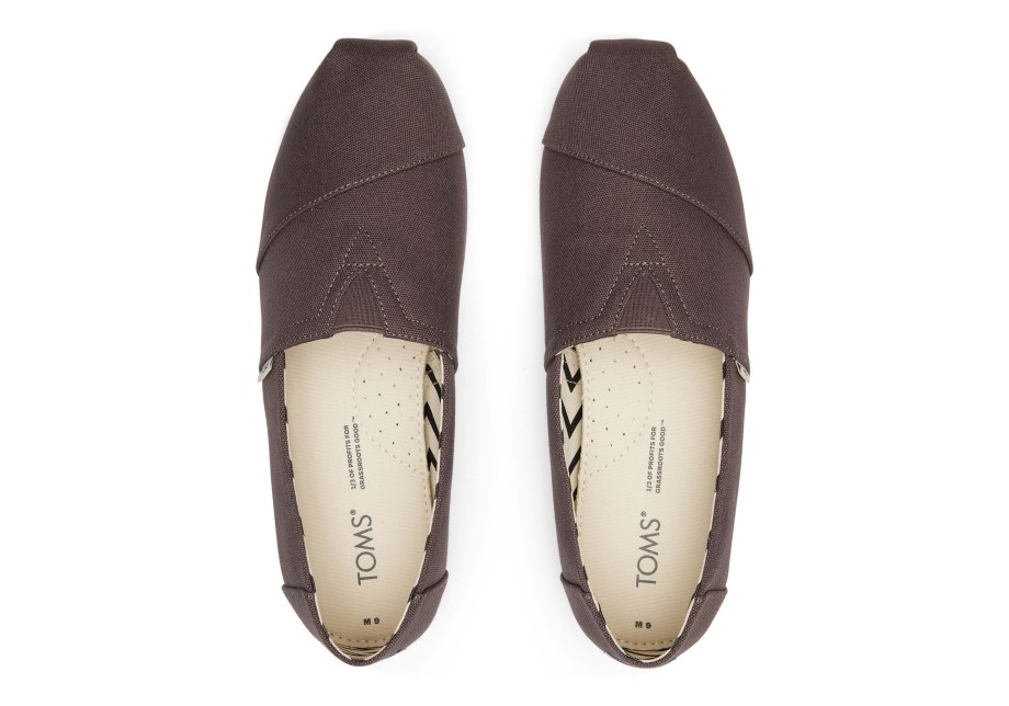 Alpargata Lienzo Algodón Reciclado Toms Ceniza