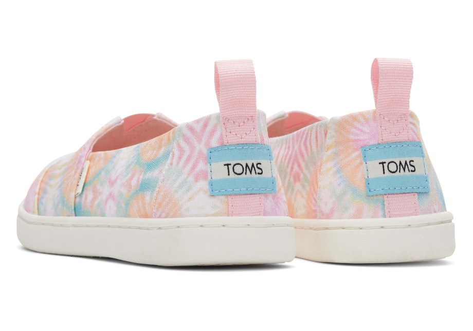 Alpargata Juvenil De Toms Tie Dye Rosa Tie Dye