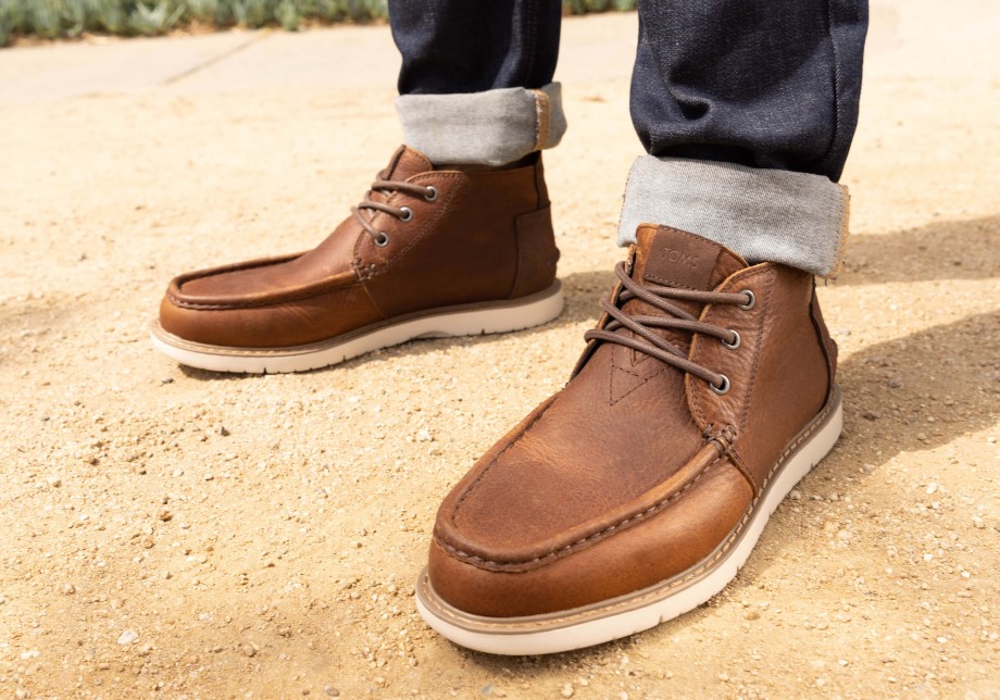 Bota Toms Chukka Resistente Al Agua Cacahuete Marrón