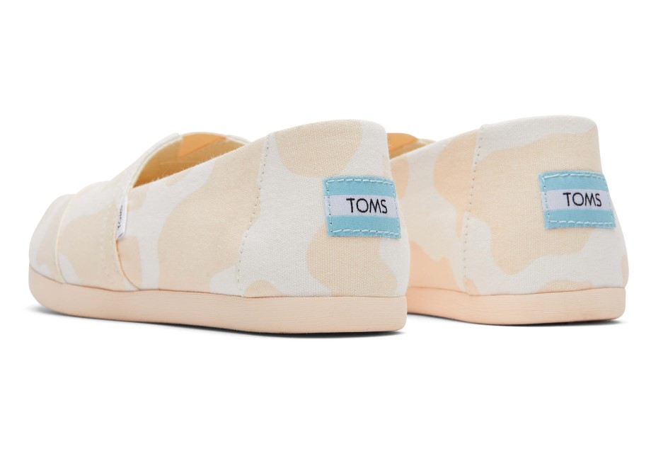 Toms Alpargata Vaca Estampado Vaca Melocotón Claro