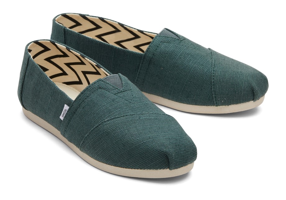 Toms Alpargata Heritage Lienzo Verde Oscuro
