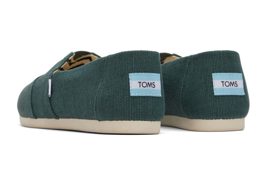 Toms Alpargata Heritage Lienzo Verde Oscuro