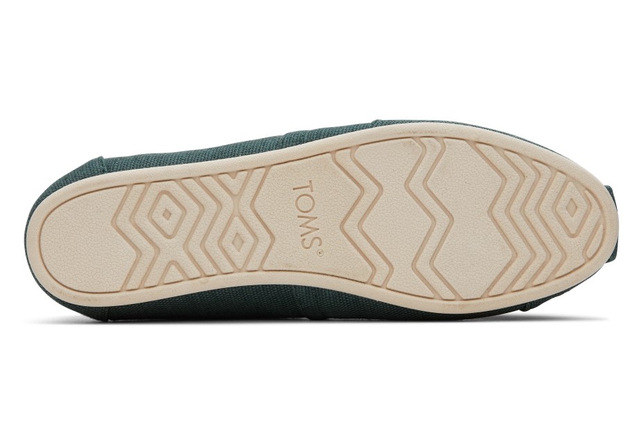 Toms Alpargata Heritage Lienzo Verde Oscuro