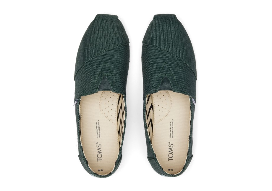 Toms Alpargata Heritage Lienzo Verde Oscuro