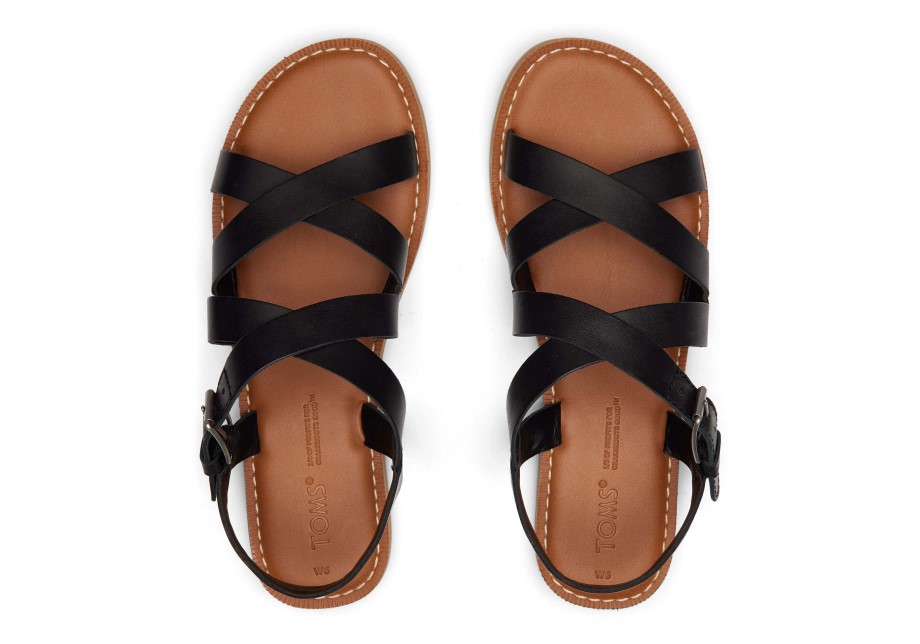 Toms Sicilia Sandalia Negro