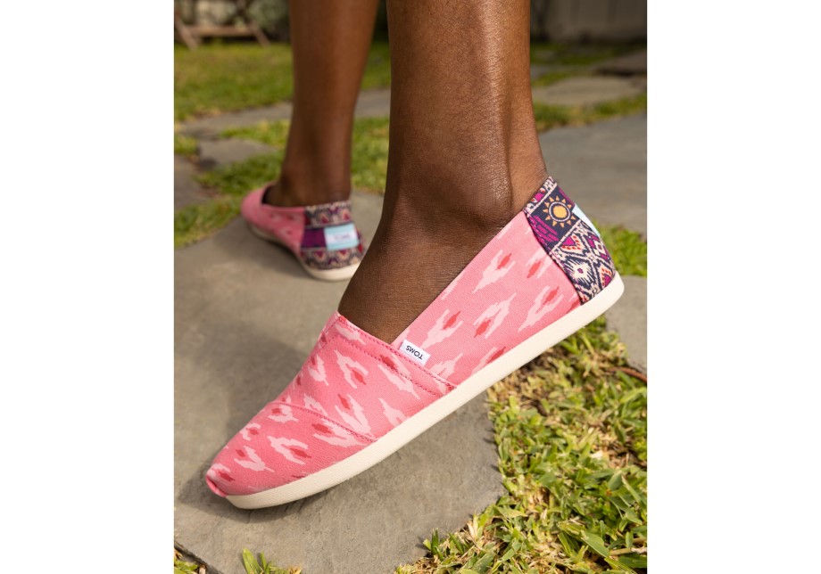 Toms Alpargata Flechas Ikat Rosa