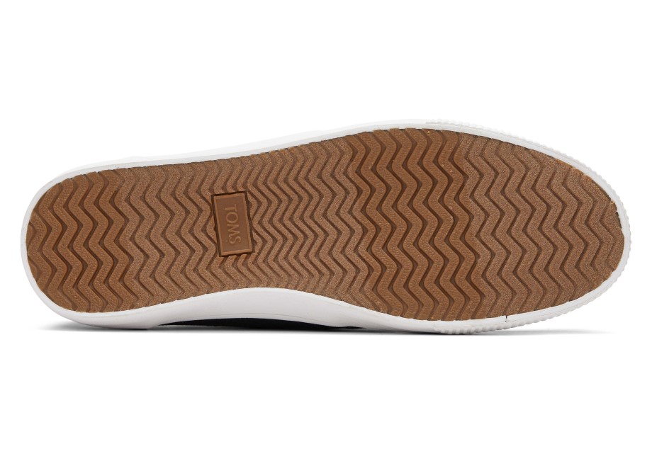 Zapatillas Toms Carlo Lona Negra Heritage