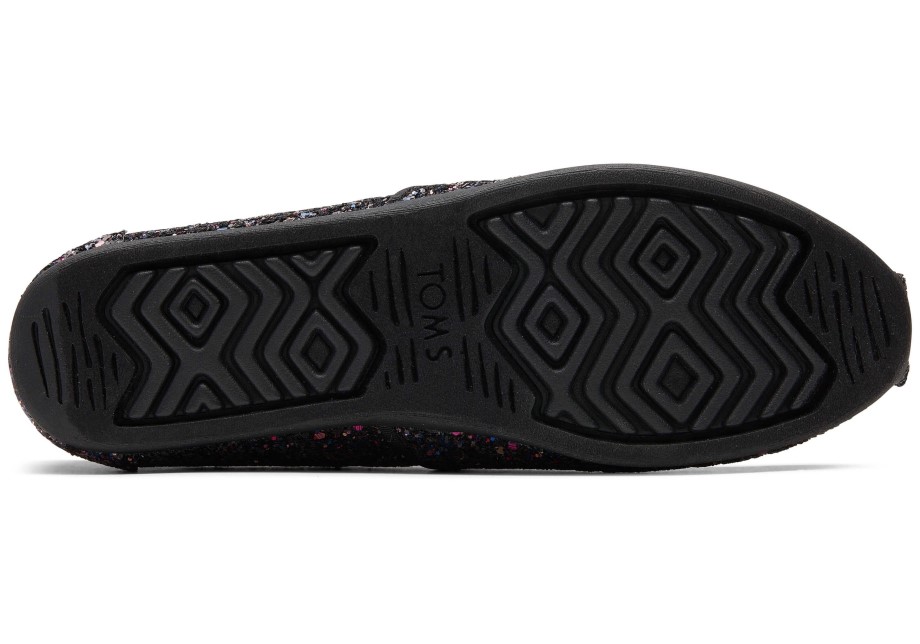 Toms Alpargata Brillo Negro