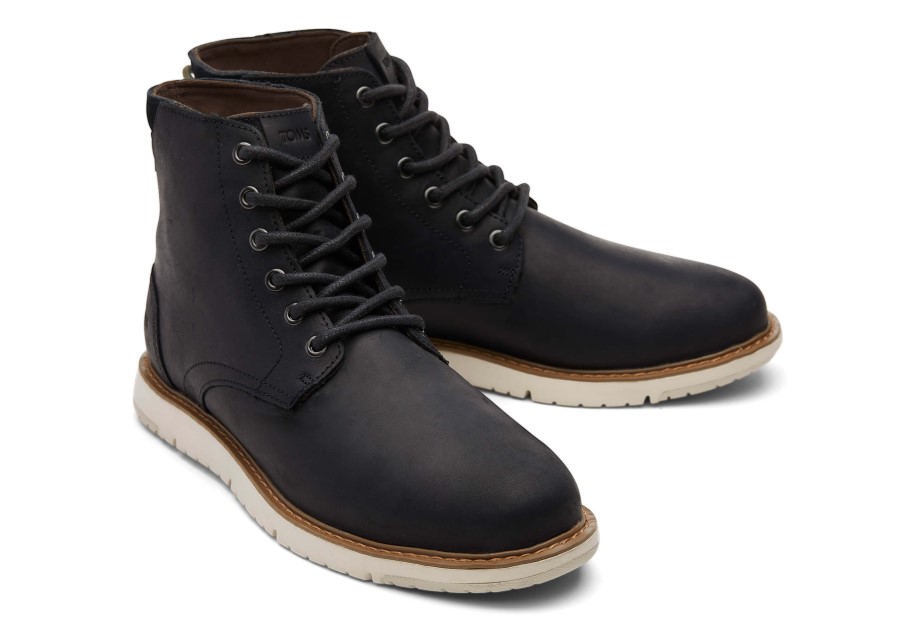 Bota Toms Hillside Resistente Al Agua Negra