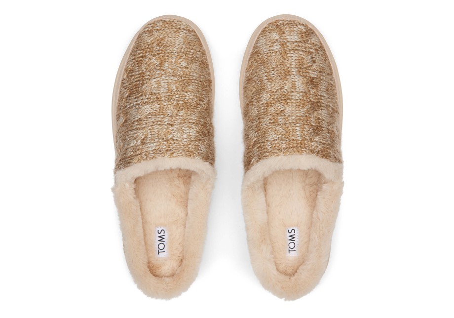 Pantuflas Toms Salvia Marrón Sahara