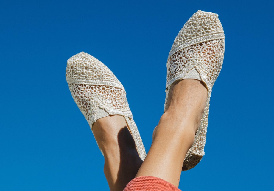 Toms Alpargata Marroquí Crochet Natural