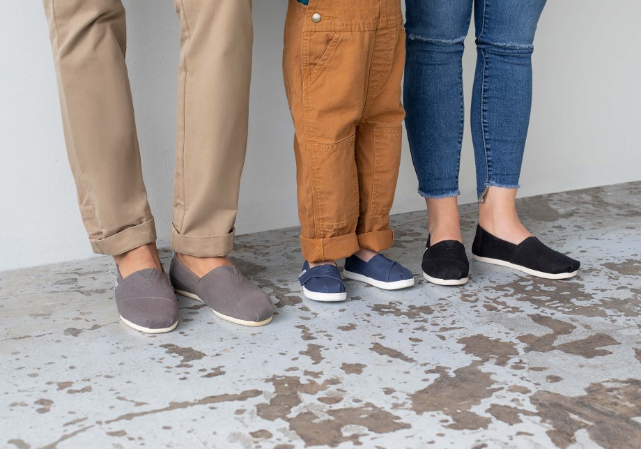 Alpargata Juvenil Toms Lona Azul Marino