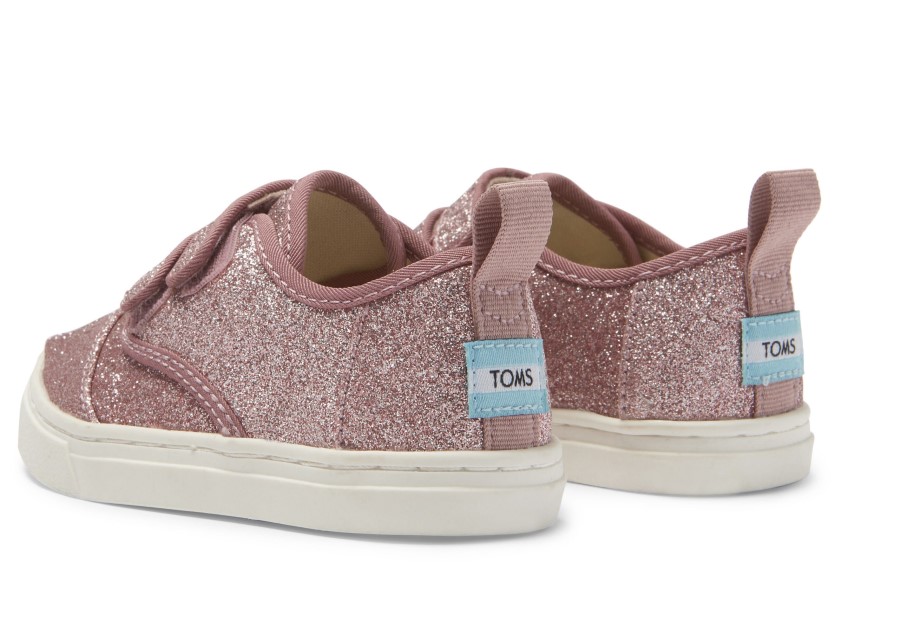 Zapatillas Toms Tiny Cordones Rosa