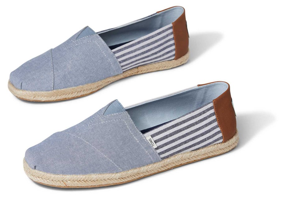 Toms Espadrille Alpargata Navy Sky