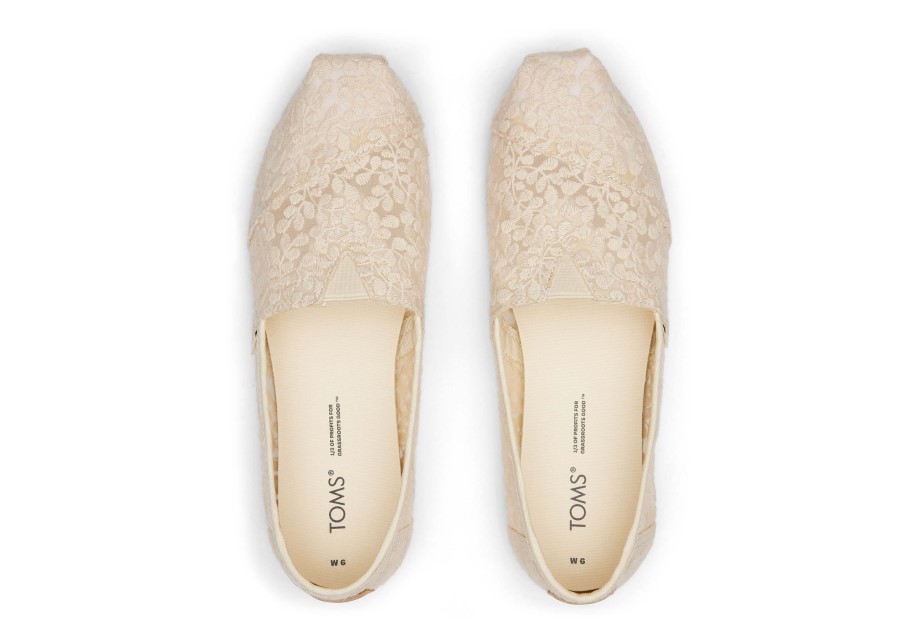 Toms Alpargata Lona De Algodón Reciclado Amarillo Neón Amarillo Neón