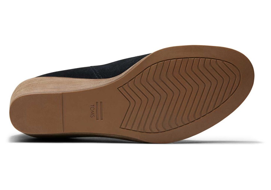 Toms Kalie Cuña Botín Negro