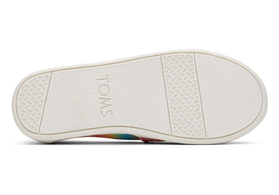 Toms Alpargata Juvenil Brillo Caramelo Rosa