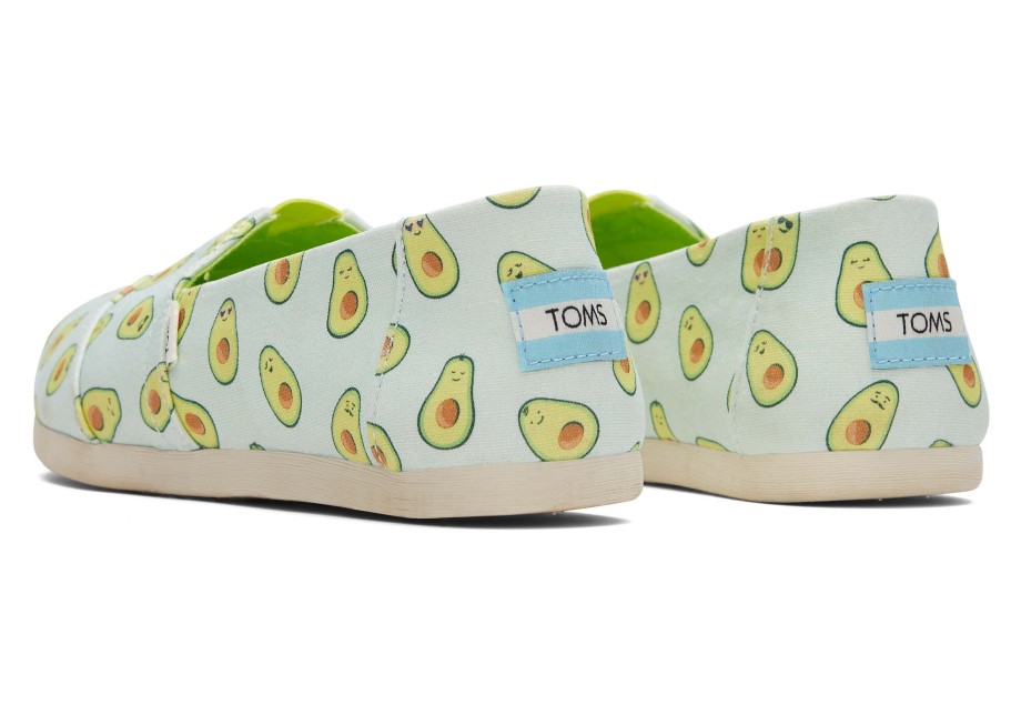 Toms Alpargata Fuente De Papel Verde