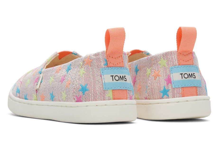 Toms Alpargata Juvenil Glimmer Stars Coral Multi
