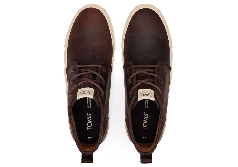 Toms Carlo Zapatillas Resistentes Al Agua Para Terreno Medio Resistente Al Agua Clavo De Olor Marrón