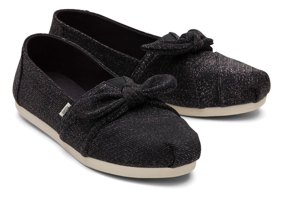 Toms Alpargata Destello Negro Destello