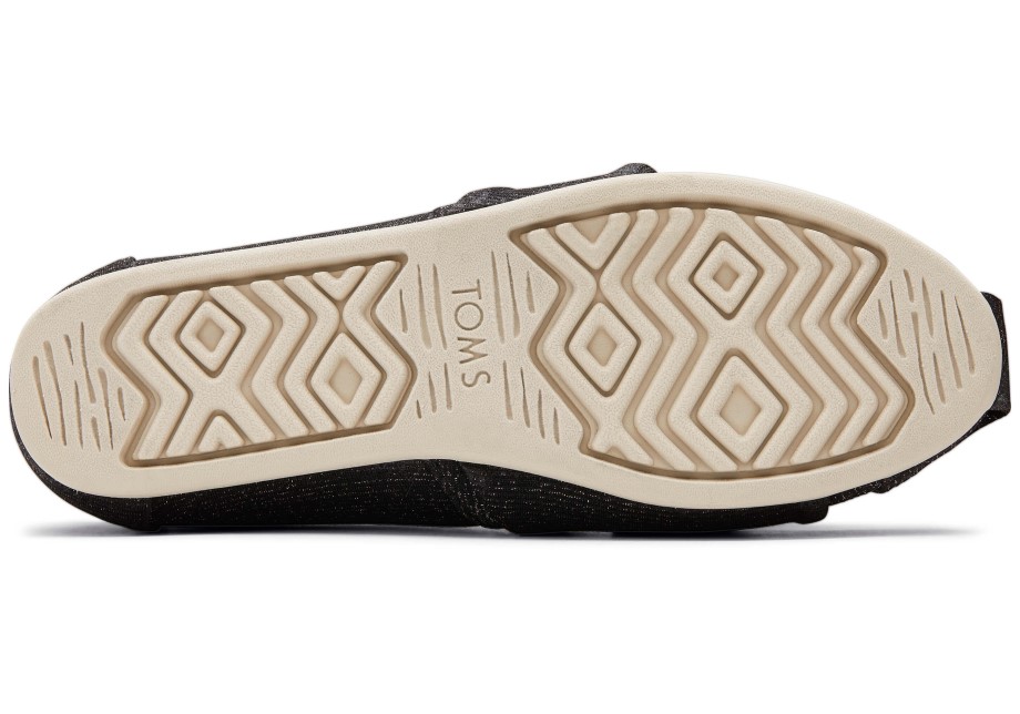 Toms Alpargata Destello Negro Destello