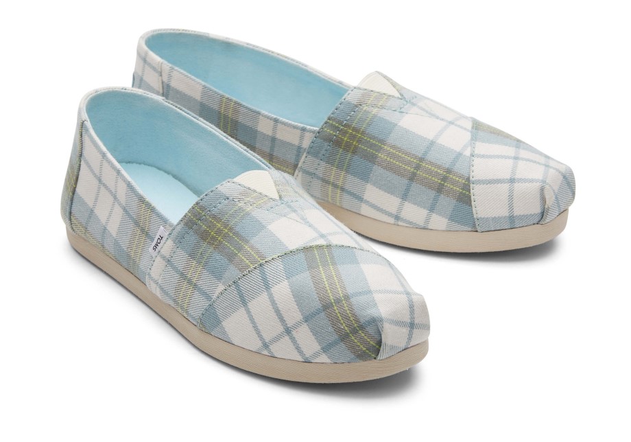 Toms Alpargata Cuadros Cuadros Azules