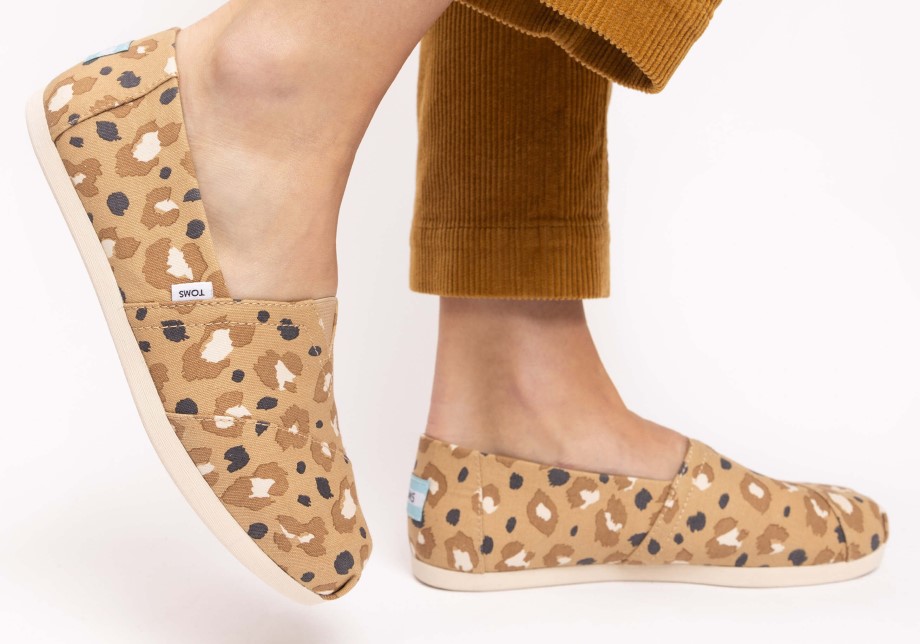 Toms Alpargata Leopardo Marrón Leopardo