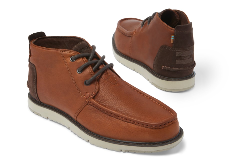 Toms Chukka Bota Impermeable Brushwood Brown