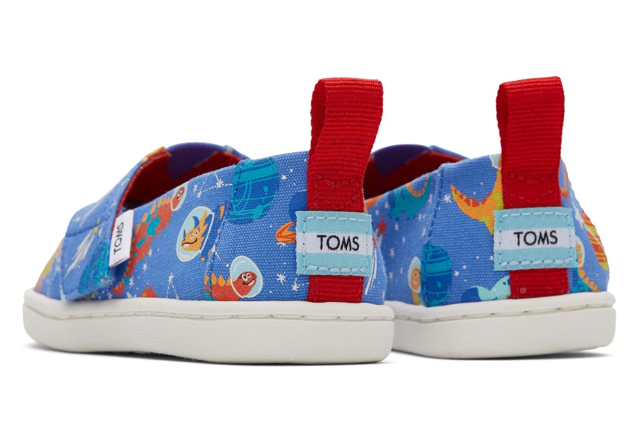 Alpargatas Toms Dino Brillo Azul