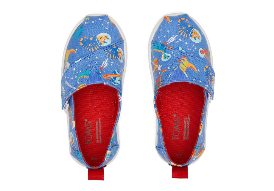 Alpargatas Toms Dino Brillo Azul