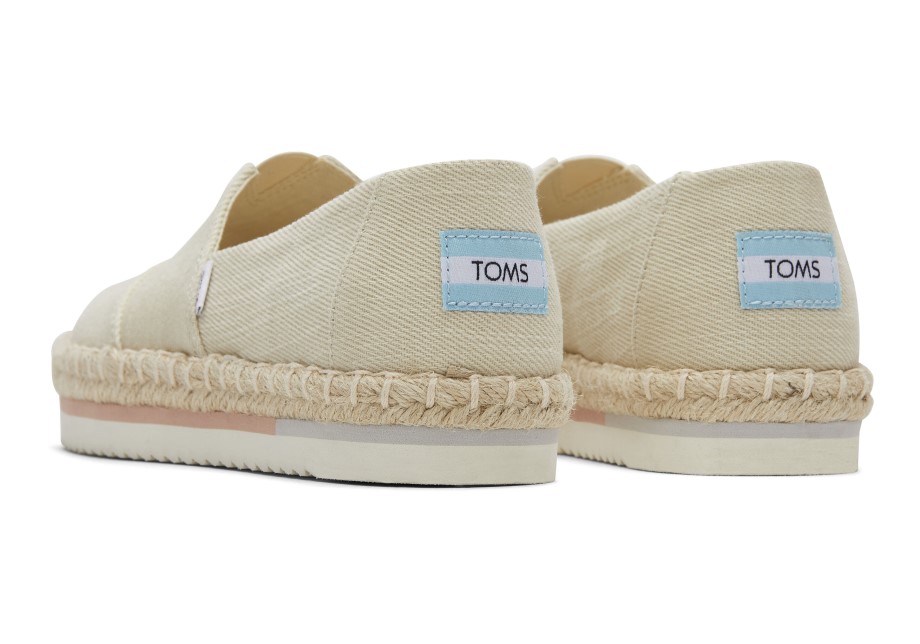 Toms Plataforma Alpargata Natural