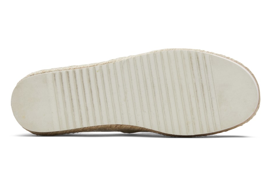 Toms Plataforma Alpargata Natural