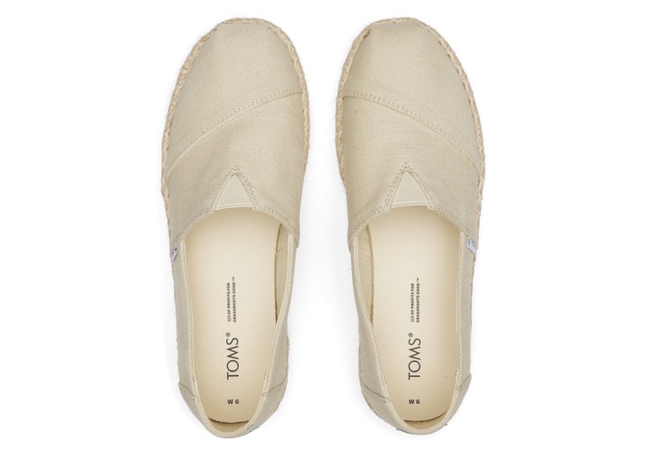 Toms Plataforma Alpargata Natural