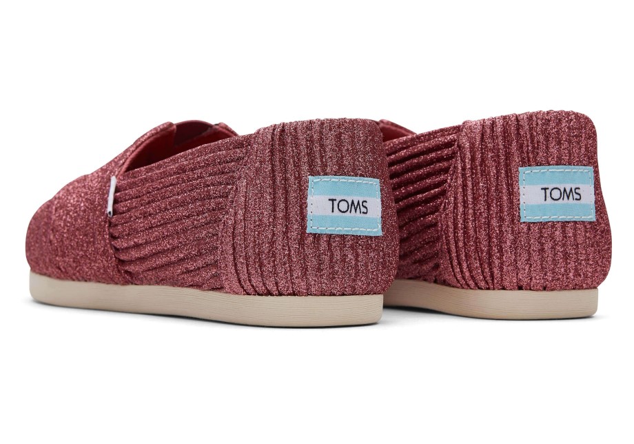 Toms Alpargata Brillo Rosa