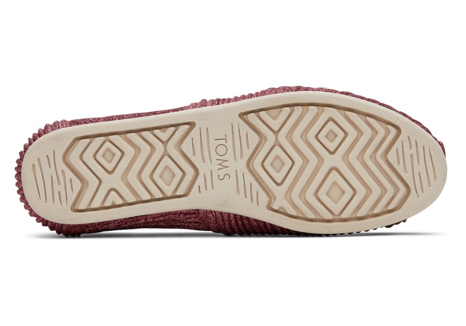 Toms Alpargata Brillo Rosa