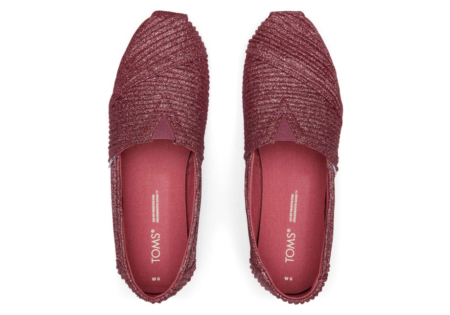 Toms Alpargata Brillo Rosa
