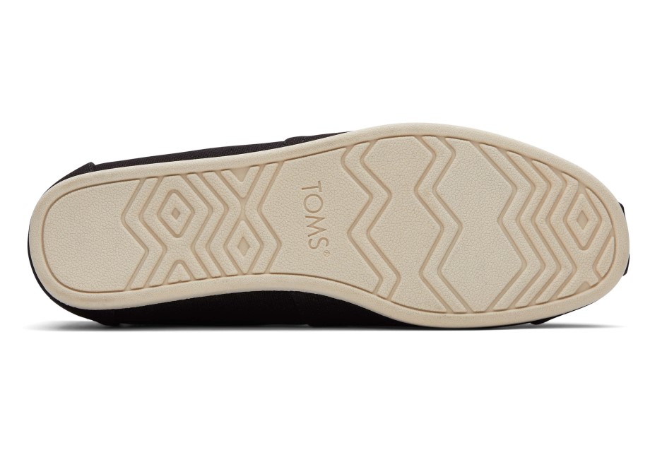 Alpargata Lienzo Algodón Reciclado Negro Toms